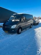 Mercedes-Benz Sprinter Automaat Dubbele schuifdeur 160PK, Auto's, Automaat, Cruise Control, Zwart, 163 pk