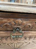 Oud Frans eiken kastje eendeurskast, Antiek en Kunst, Ophalen