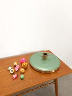 Vintage kerstboom standaard groen met messing, Diversen, Ophalen of Verzenden, Gebruikt