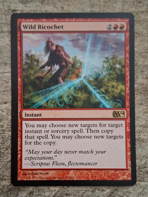 Wild Ricochet - Magic the Gathering, Hobby en Vrije tijd, Verzamelkaartspellen | Magic the Gathering, Gebruikt, Losse kaart, Verzenden