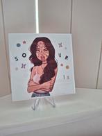 Olivia Rodrigo Tegeltje 11x11cm met Houder, Ophalen of Verzenden, Nieuw, Overige typen