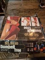 Fitness dumbells met houder., Kunststof, Overige typen, Ophalen of Verzenden, Armen