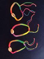 Armbanden 3x regenboog schelp boho nieuw, Ophalen of Verzenden, Nieuw, Zilver