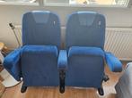 Bioscoopstoelen - Set van 2, Huis en Inrichting, Ophalen, Twee, Blauw, Zo goed als nieuw