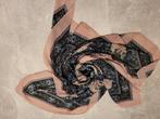 Vierkante hoofddoek 106 x 106 cm roze donkerblauw, Kleding | Dames, Mutsen, Sjaals en Handschoenen, Ophalen of Verzenden, Sjaal