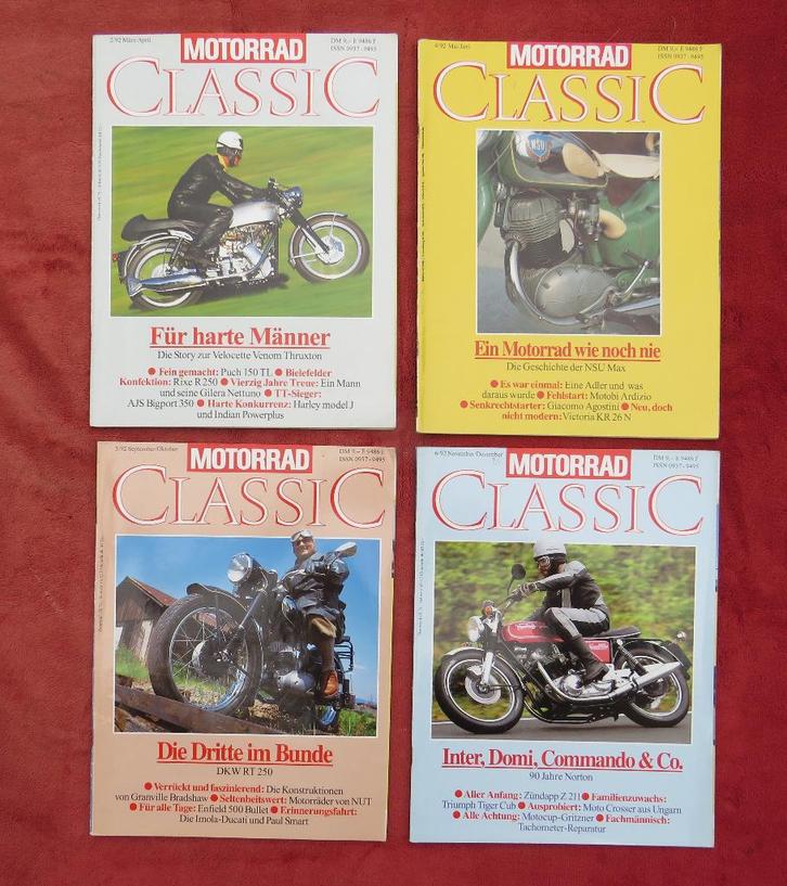 Motorrad Classic 1992, Boeken, Motoren, Gelezen, Ophalen of Verzenden