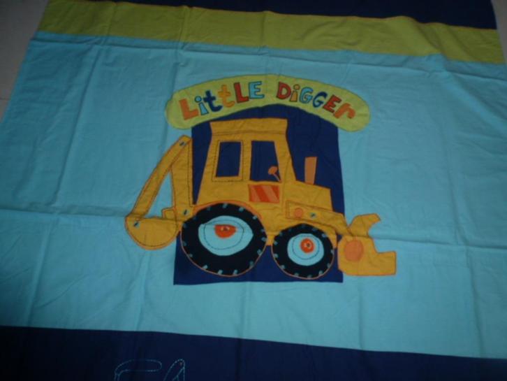 HAAST NIEUW 2x1 dekbedovertrek gekleurd met graaf voertuigen, Kinderen en Baby's, Kinderkamer | Beddengoed, Nieuw, Dekbedovertrek