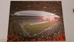 Feyenoord stadion de Kuip foto op aluminium 30x40, Ophalen, Minder dan 50 cm, Zo goed als nieuw, Foto of Poster