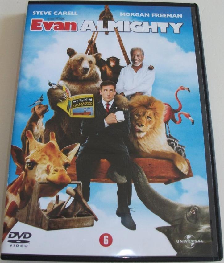 Dvd *** EVAN ALMIGHTY *** Een almachtige chaos, Cd's en Dvd's, Dvd's | Komedie, Zo goed als nieuw, Overige genres, Vanaf 6 jaar