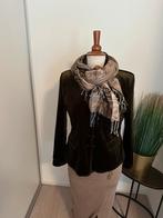 BThree Colbert Velvet Donkergroen Maat 42, Maat 42/44 (L), Nieuw, Ophalen of Verzenden, Jasje