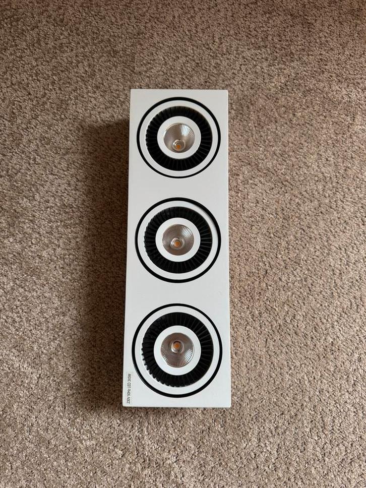 Opbouw spotjes merk HighLight eye S7427.00, Huis en Inrichting, Lampen | Spots, Nieuw, Plafondspot of Wandspot, Metaal of Aluminium