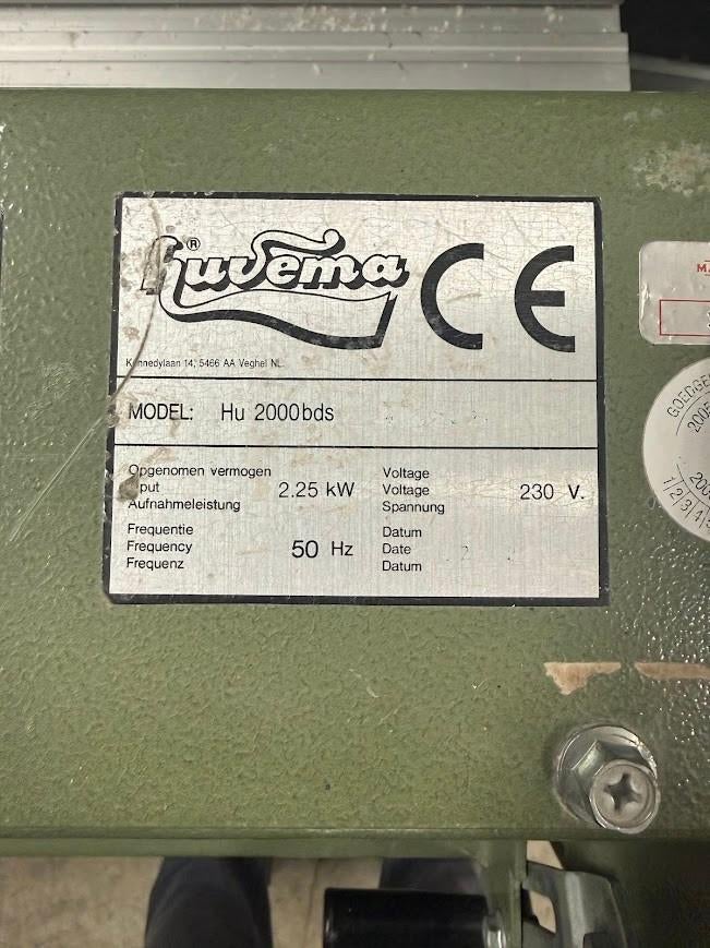 bandschuurmachine huvema hu 2000 bds, Doe-het-zelf en Verbouw, Ophalen, Gebruikt, Overige typen