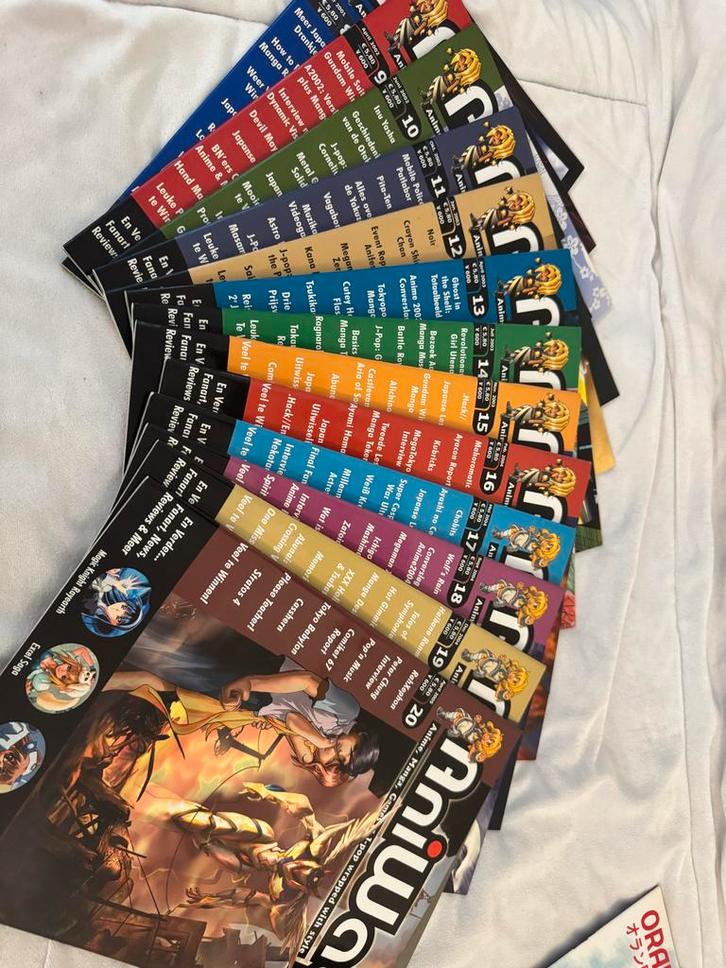 Aniway anime tijdschriften 0,50 ct per stuk, Boeken, Tijdschriften en Kranten, Zo goed als nieuw, Overige typen, Ophalen of Verzenden