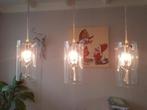 2 hanglampen glas, Ophalen of Verzenden, Zo goed als nieuw, Glas