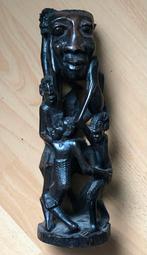 Ebbenhouten Makonde levensboom Afrikaanse sculptuur, Antiek en Kunst, Ophalen of Verzenden
