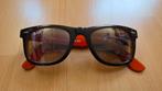 Ray-Ban Wayfarer RB2140 Zonnebril – Zwart/Oranje – Unisex, Ophalen of Verzenden, Zo goed als nieuw, Zonnebril, Ray-Ban