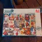 Puzzel kerst - 2000 stukjes - Jumbo - kerstmannen, Ophalen of Verzenden, Meer dan 1500 stukjes, Nieuw, Legpuzzel