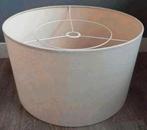Grote hanglamp / lampenkap Ø 50 cm wit/crème/off white ZGAN, Rustiek landelijk, Ophalen of Verzenden, Zo goed als nieuw, Stof