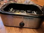 Hotstone pan incl 42 stenen, Sport en Fitness, Massageproducten, Ophalen, Gebruikt, Hotstone