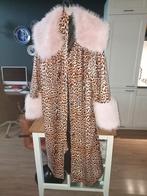 Panterprint jas met roze bont, Ophalen, Zo goed als nieuw, Roze