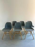 6 stoelen Zuiver Albert Kuip, Huis en Inrichting, Stoelen, Kuipstoelen, Zo goed als nieuw, Grijs, Vijf, Zes of meer stoelen