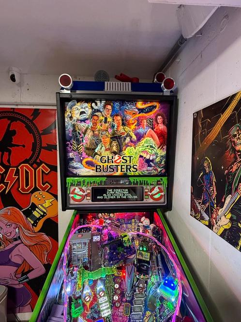 Ghostbusters HUO Limited Edition Flipperkast low plays, Verzamelen, Automaten | Flipperkasten, Zo goed als nieuw, Dot-matrix, Flipperkast