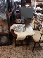 Vintage vondsten bij de Kringloop! Staat nog veel meer, Huis en Inrichting, Tafels | Eettafels, Ophalen, Minder dan 50 cm, Gebruikt