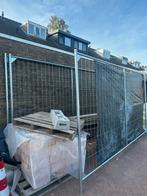 Bouwhekken + voet, Tuin en Terras, Tuinhekken en Hekwerk, Ophalen of Verzenden, Zo goed als nieuw, IJzer