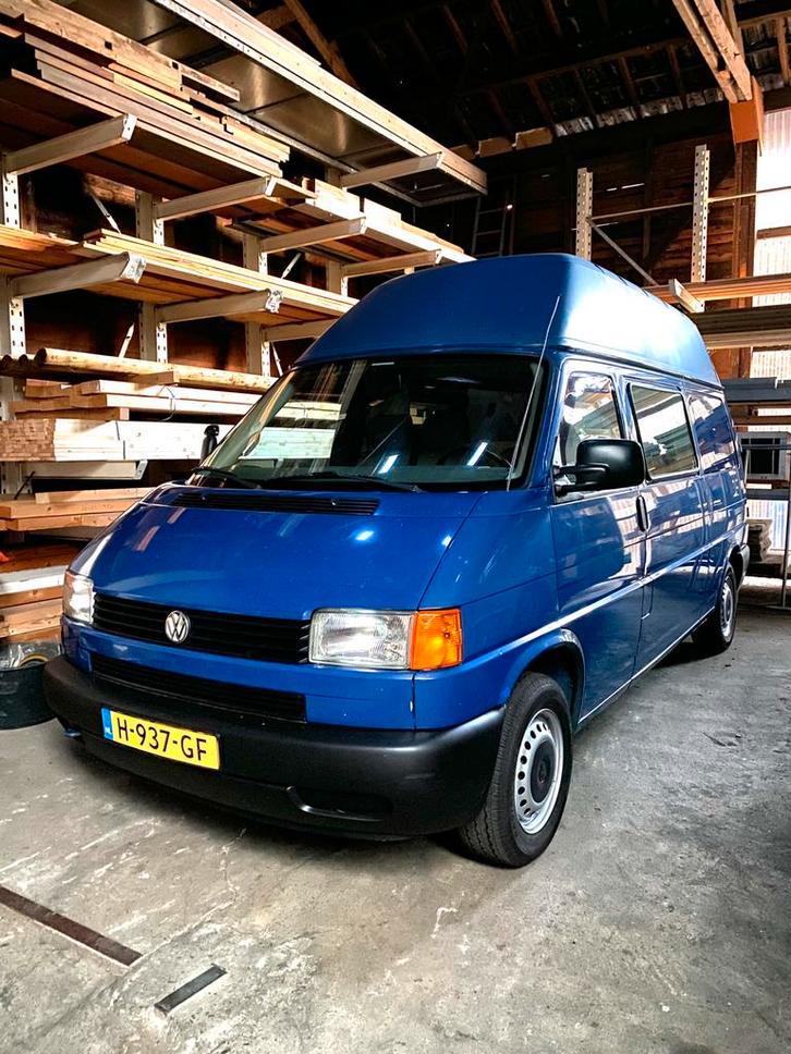Volkswagen t4 hoogdak camperbus verlengd! 1.9tdi 204xxx km, Caravans en Kamperen, Campers, Particulier, tot en met 2, Buscamper of Camperbus
