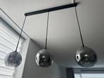 Smokeglas hanglampen incl lampen, Huis en Inrichting, Lampen | Hanglampen, Ophalen, Zo goed als nieuw, Minder dan 50 cm