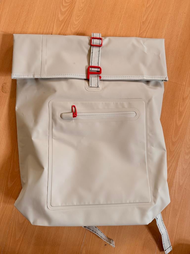 Hema waterdichte rugzak/rugtas 20L - Beige met Laptopvak, Overige merken, 25 tot 40 cm, Nieuw, Ophalen of Verzenden