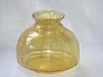 Glazen vaas amberkleurig. Oud, Antiek en Kunst, Antiek | Vazen, Ophalen of Verzenden