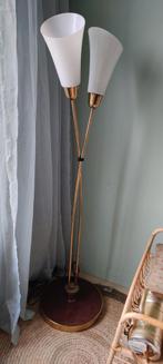 Vintage staande schemerlamp , vloerlamp, Huis en Inrichting, Lampen | Vloerlampen, 150 tot 200 cm, Gebruikt, Ophalen