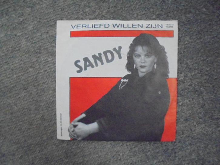 piraten single sandy, Cd's en Dvd's, Vinyl | Nederlandstalig, Zo goed als nieuw, Levenslied of Smartlap, Overige formaten, Ophalen of Verzenden