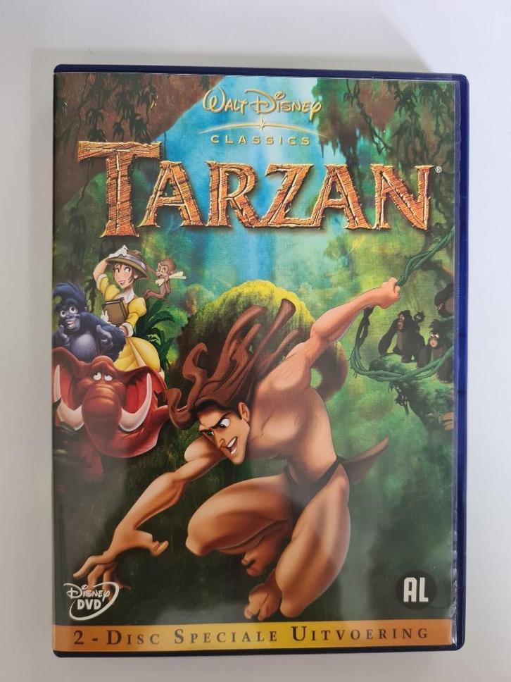 dvd Walt Disney Tarzan, Cd's en Dvd's, Dvd's | Tekenfilms en Animatie, Zo goed als nieuw, Europees, Tekenfilm, Boxset, Alle leeftijden