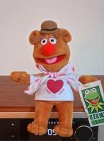 Beanback Poppetje Fozzie de beer Muppets Jim Henson Muppet, Ophalen of Verzenden, Nieuw, Pop, Levensecht of Reborn