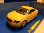 Audi TT Coupe yellow Revell metal 1:18 KRD, Ophalen of Verzenden, Zo goed als nieuw, Auto, Revell