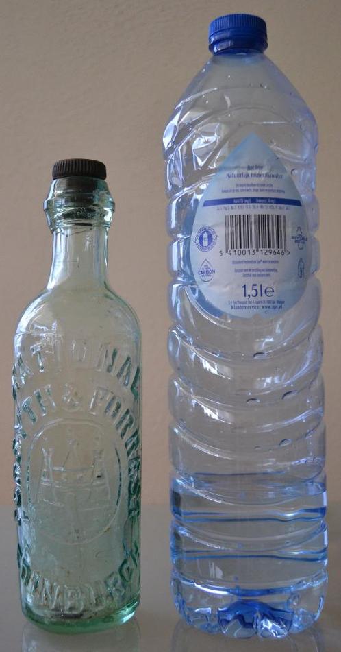 d2 Edinburgh oude fles forsyth forrest, Antiek en Kunst, Curiosa en Brocante, Ophalen