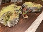 2 battle hills voor warhammer lotr dnd wargaming terrein, Warhammer, Ophalen of Verzenden, Zo goed als nieuw, Geverfd