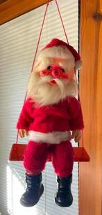Vintage kerstman op schommel jaren ‘60, Ophalen of Verzenden, Gebruikt