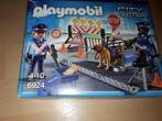 playmobil 6924 politie wegversperring, Ophalen of Verzenden, Zo goed als nieuw, Complete set