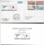 Oude brief uit Denemarken met 1e dag STEMPEL ; MEER BRIEVEN, Postzegels en Munten, Verzenden, Brief