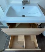 Wastafel met spiegel - Badkamer renovatie, Huis en Inrichting, Badkamer | Badkamermeubels, Minder dan 50 cm, Gebruikt, Ophalen of Verzenden