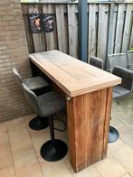 Bar met barkrukken, Huis en Inrichting, Barren, Ophalen of Verzenden, Gebruikt