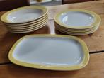 Petrus Regout Maastrichts aardewerk jaren '50 servies geel, Ophalen of Verzenden