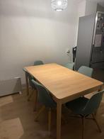 Eettafel - Uitschuifbare tafel ., Ophalen, Zo goed als nieuw, Rechthoekig, 50 tot 100 cm