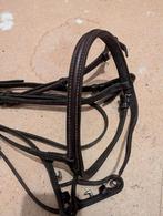 Stang en trens hoofdstel zwart, Dieren en Toebehoren, Ophalen of Verzenden, Zo goed als nieuw, Dressuur