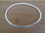 zilveren schakel ketting [381], Verzenden, Zo goed als nieuw, Zilver, Zilver