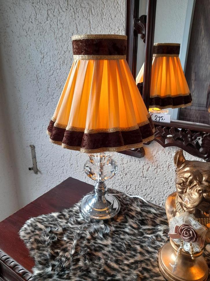 Baroque lampen kap nog 1 x, Huis en Inrichting, Lampen | Tafellampen, Zo goed als nieuw, Minder dan 50 cm, Ophalen of Verzenden