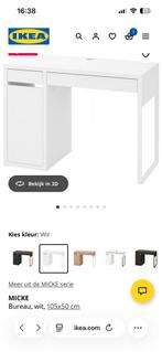 IKEA Micke Bureau - Kinderbureau, Huis en Inrichting, Bureaus, Ophalen, Gebruikt, Bureau